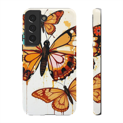 Abstract Butterflies Design Phone Case - Multicolor Phone Case - Samsung Galaxy S22 / Glossy