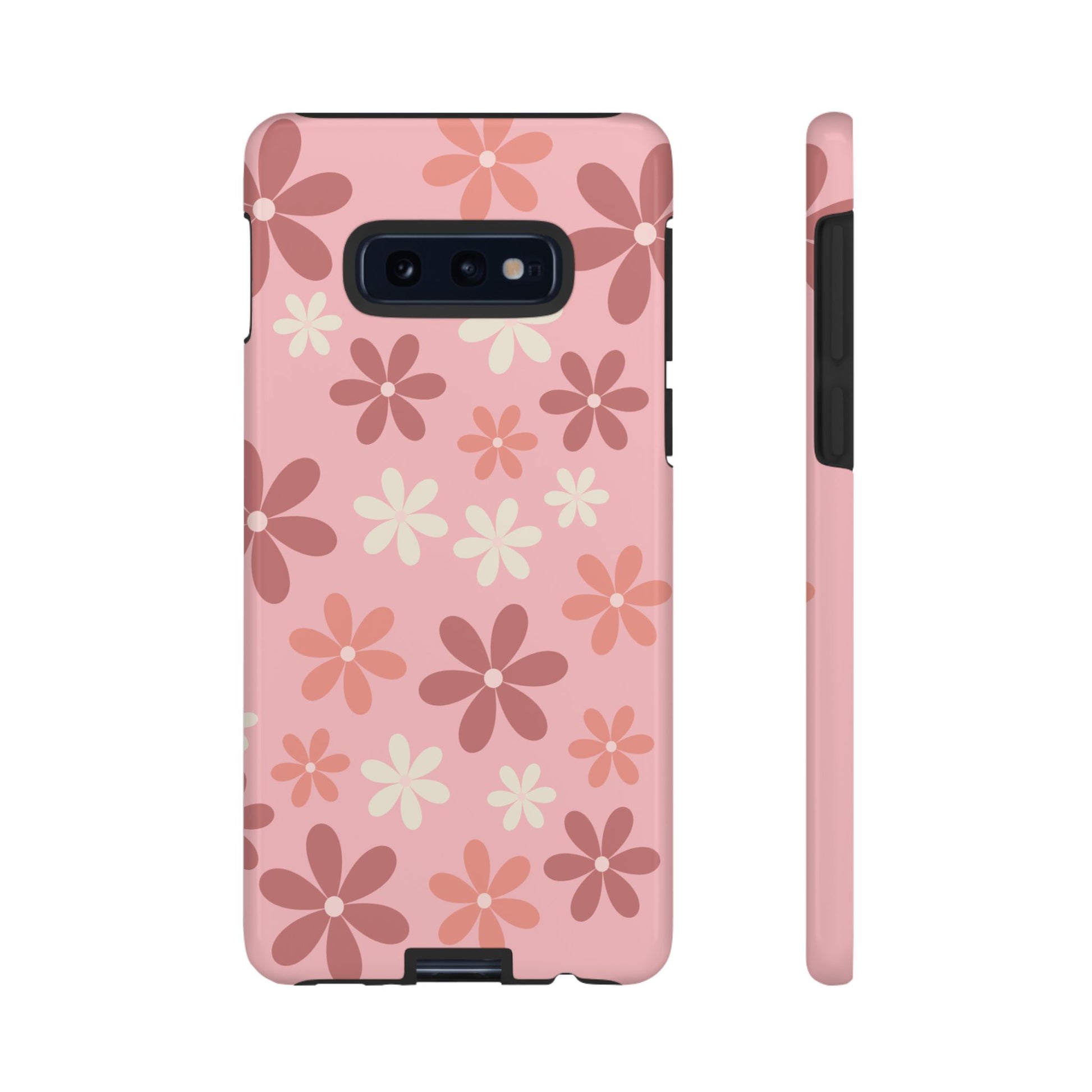 Cute Pink Floral Pattern Phone Case - Pink Phone Case - Samsung Galaxy S10E / Glossy