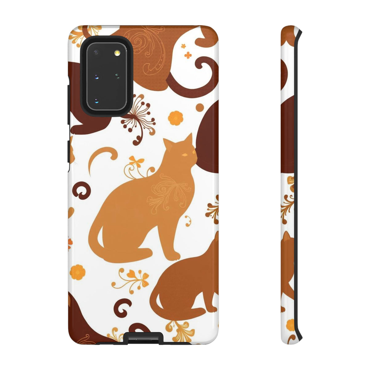 Abstract Cat Pattern Phone Case - Multicolor Phone Case - Samsung Galaxy S20+ / Glossy