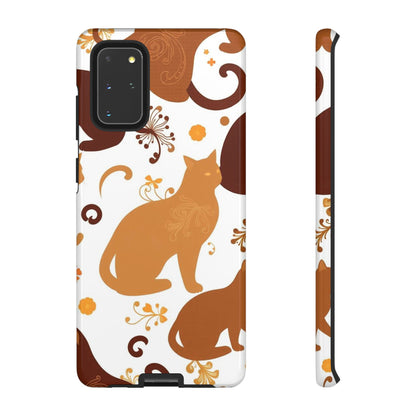 Abstract Cat Pattern Phone Case - Multicolor Phone Case - Samsung Galaxy S20+ / Glossy