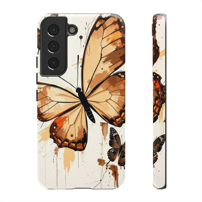 Acrylic Style Butterflies Design Phone Case - Multicolor Phone Case - Samsung Galaxy S22 / Glossy