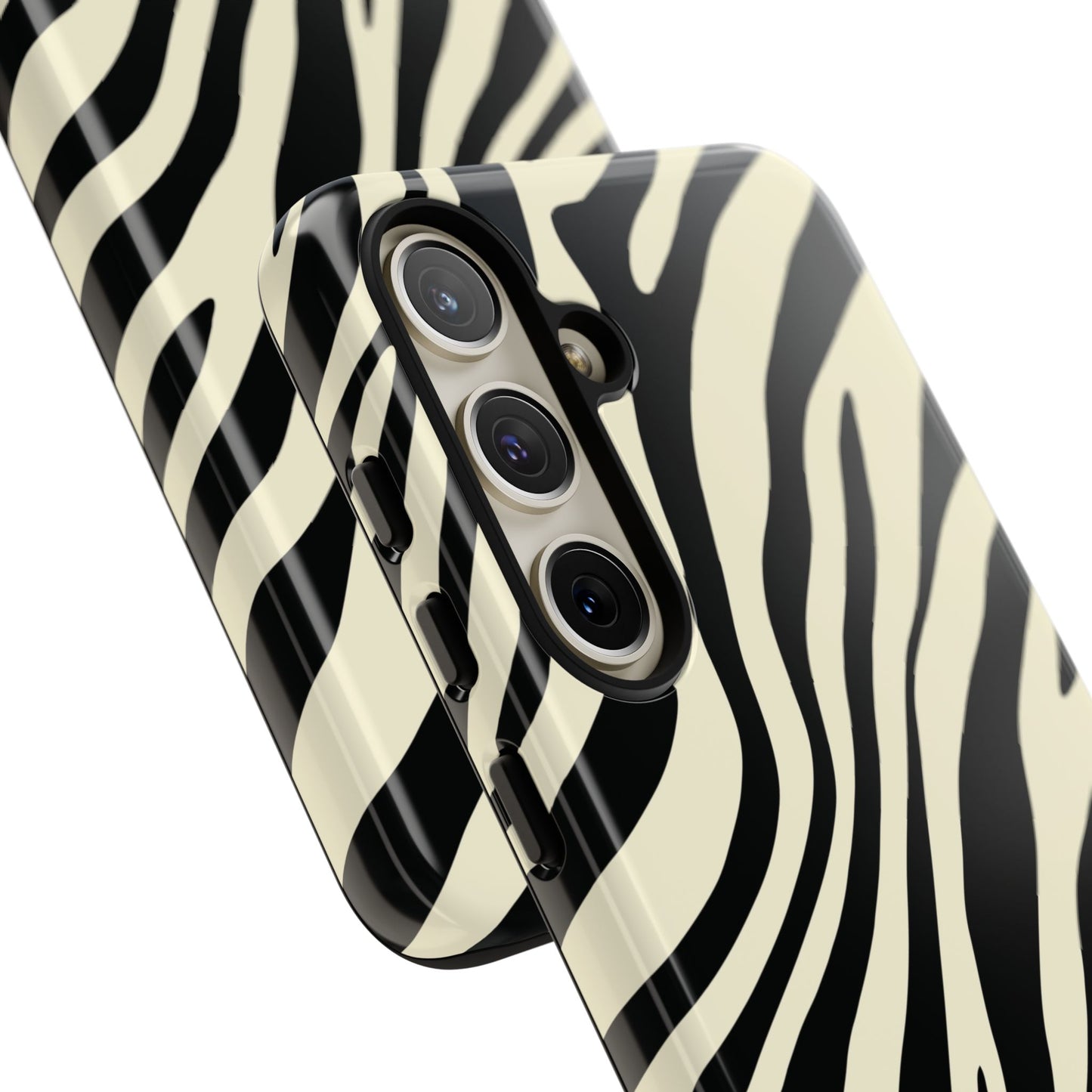 Modern Neutral Zebra Print Phone Case