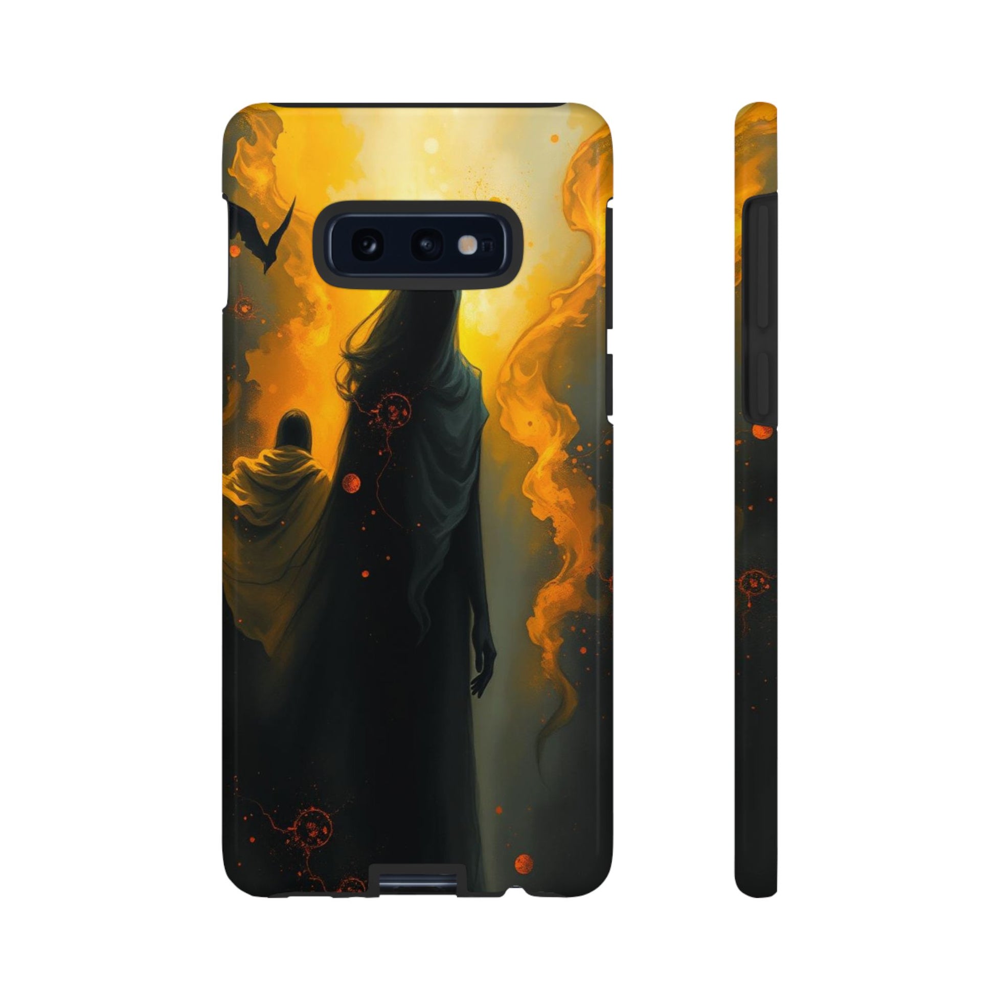 Acrylic Gothic Myterious Figures Phone Case - Multicolor Phone Case - Samsung Galaxy S10E / Glossy