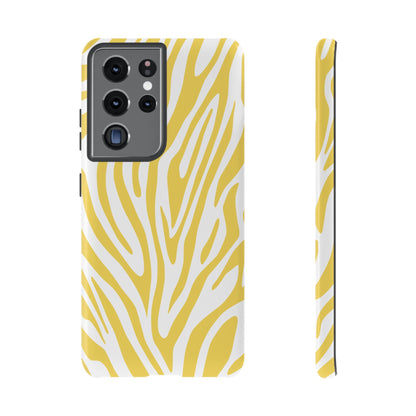 Graphic Yellow Tiger Print Phone Case
