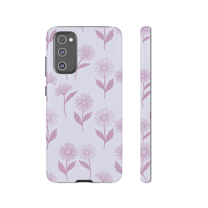 Pretty Lilac Daisy Pattern Phone Case
