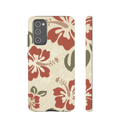 Samsung Galaxy S20 FE / Glossy Phone Case - ’Boho Chic Hibiscus Pattern #1’ Phone Case