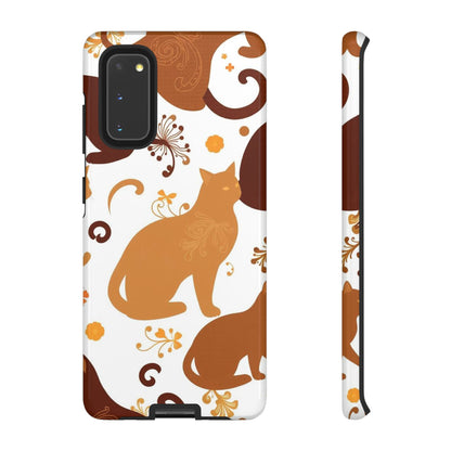Abstract Cat Pattern Phone Case - Multicolor Phone Case - Samsung Galaxy S20 / Glossy