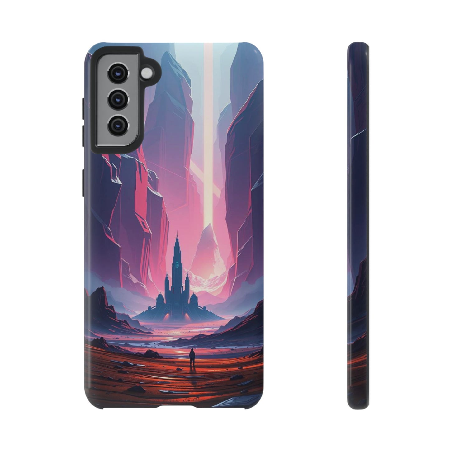 Alien Fortress Design Phone Case