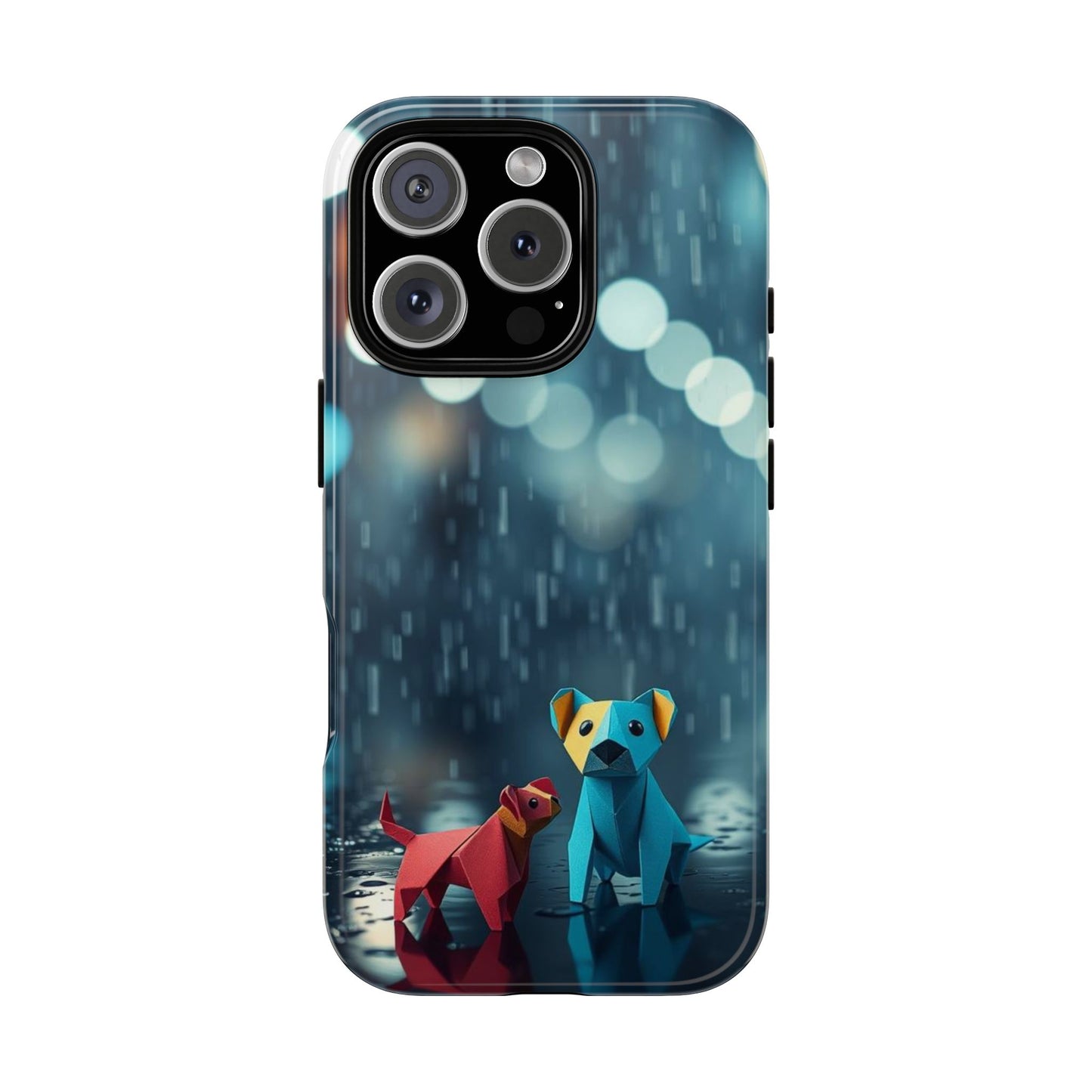 Origami 'Wee Pals' Design Phone Case