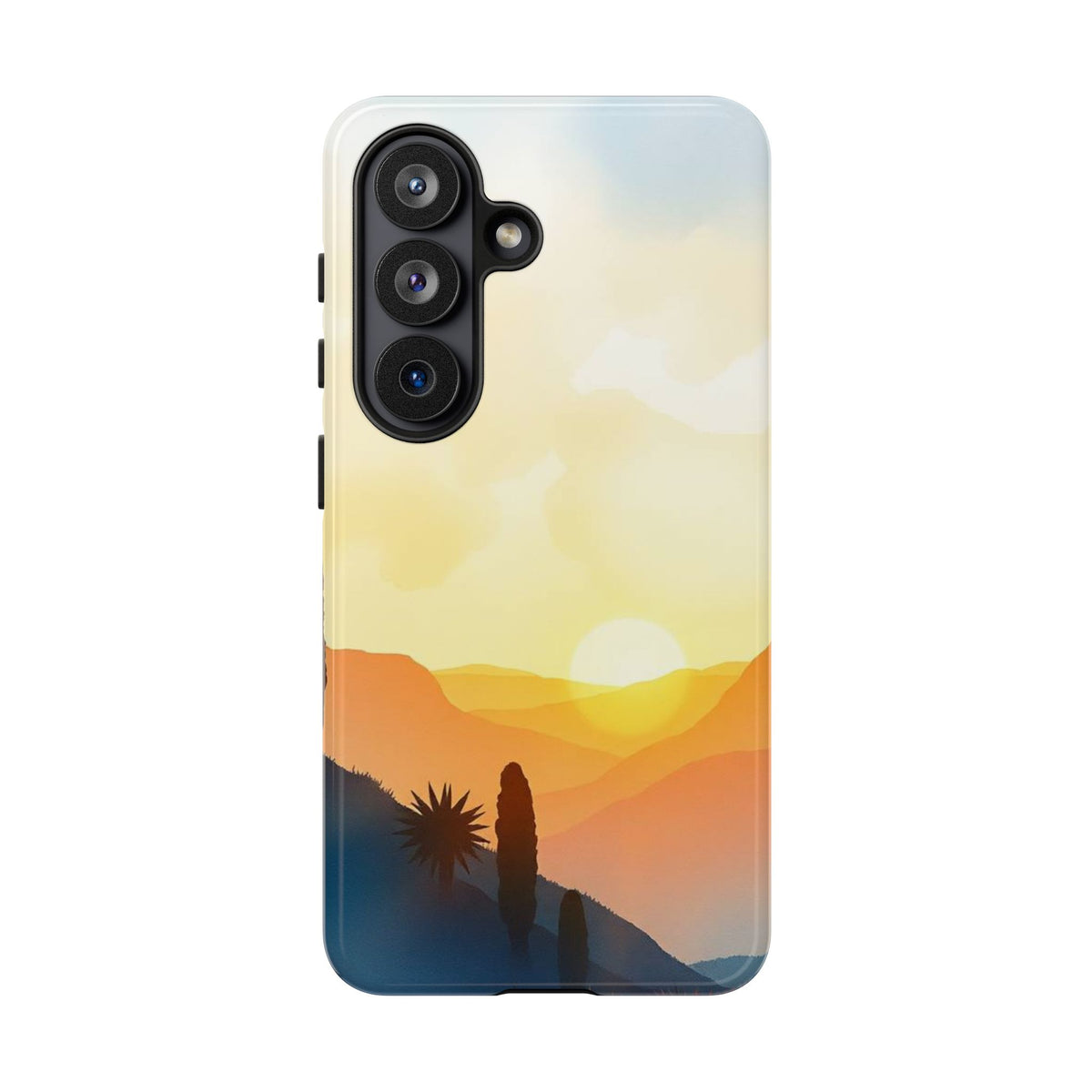 Watercolour Sunset Design Phone Case - Multicolor Phone Case - Samsung Galaxy S26 / Glossy