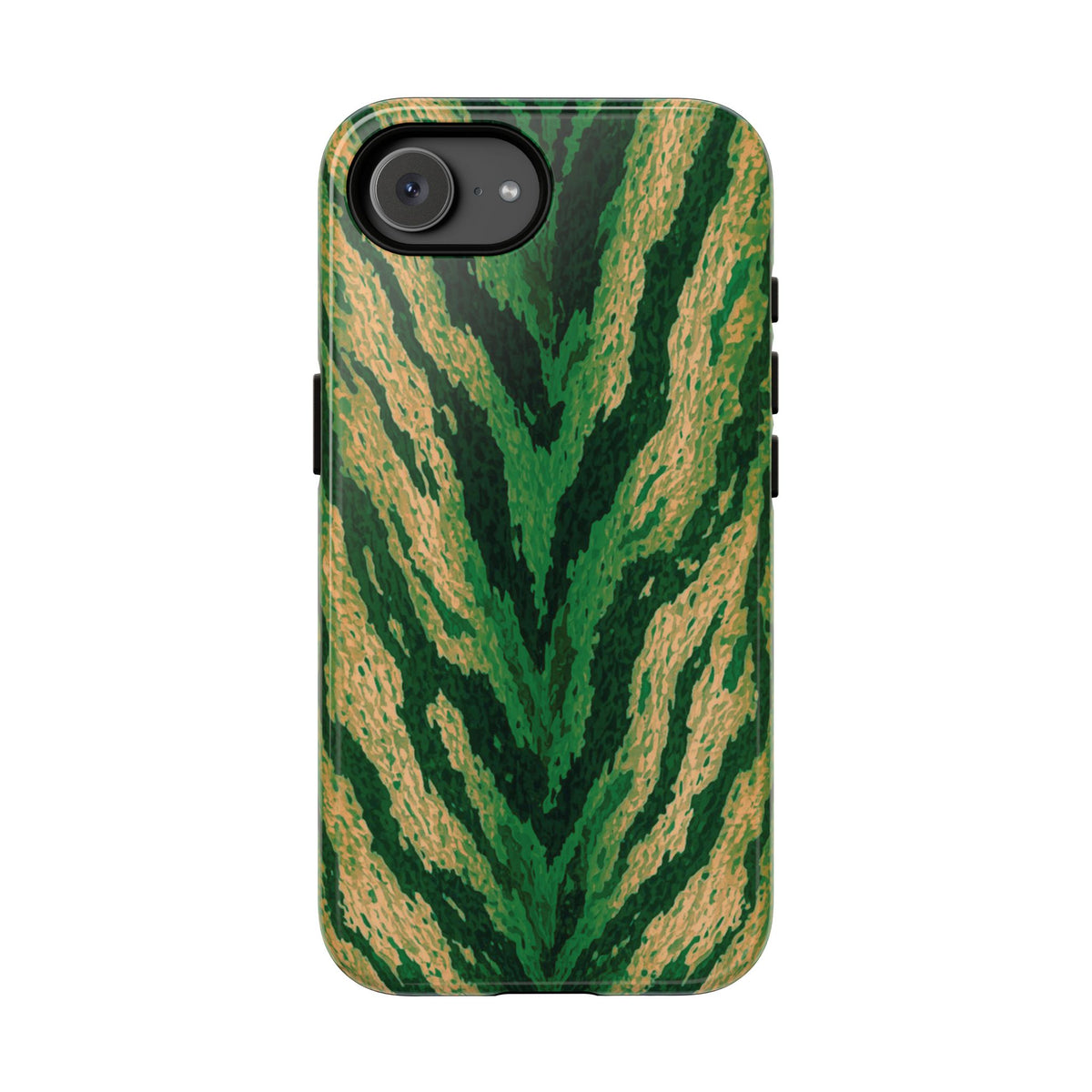 Jungle Tiger Print Phone Case - Green Phone Case - iPhone 17e / Glossy