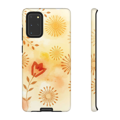 Samsung Galaxy S20+ / Glossy Phone Case - Boho Chic Watercolour Pattern Phone Case