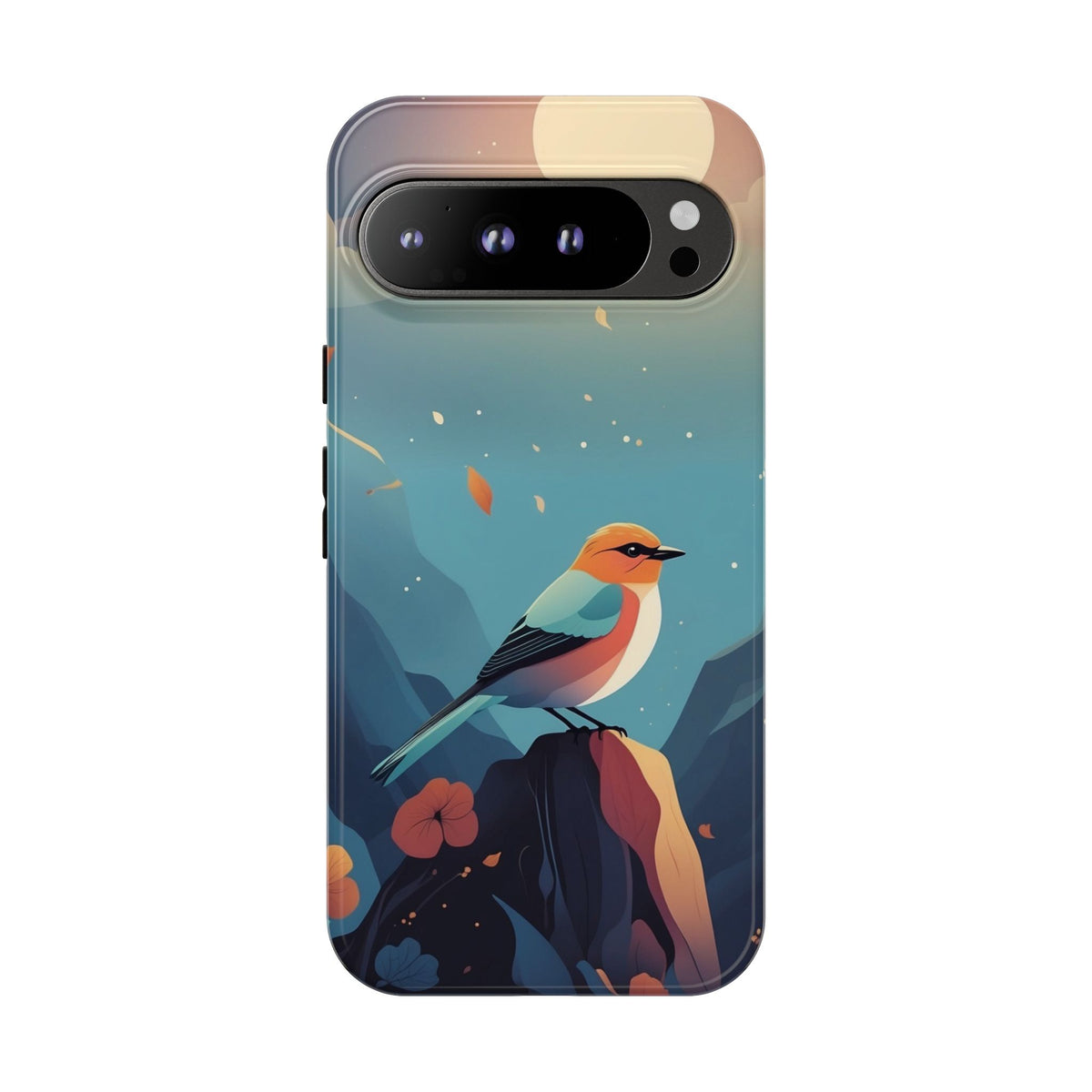 Stylised Bird Design Phone Case - Multicolor Phone Case - Google Pixel 9 Pro XL / Glossy