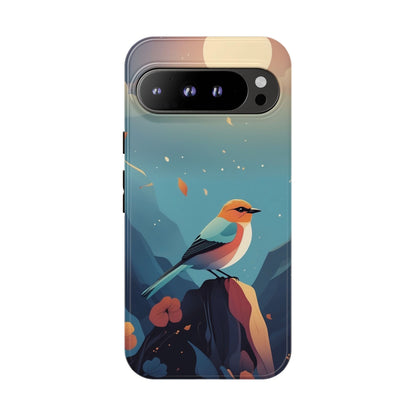 Stylised Bird Design Phone Case - Multicolor Phone Case - Google Pixel 9 Pro XL / Glossy