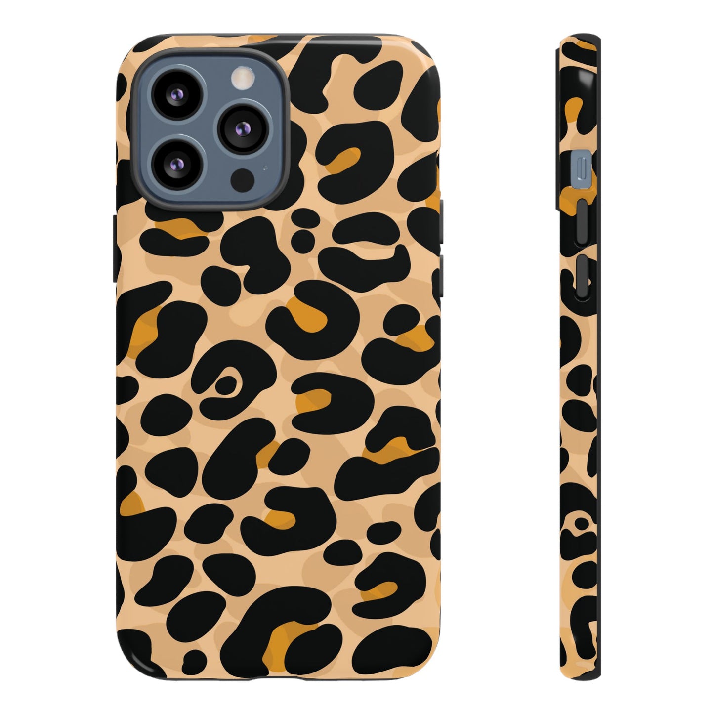 Stylish Mocha Leopard Print Phone Case