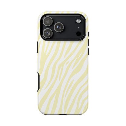 Buttercream Tiger Print Phone Case