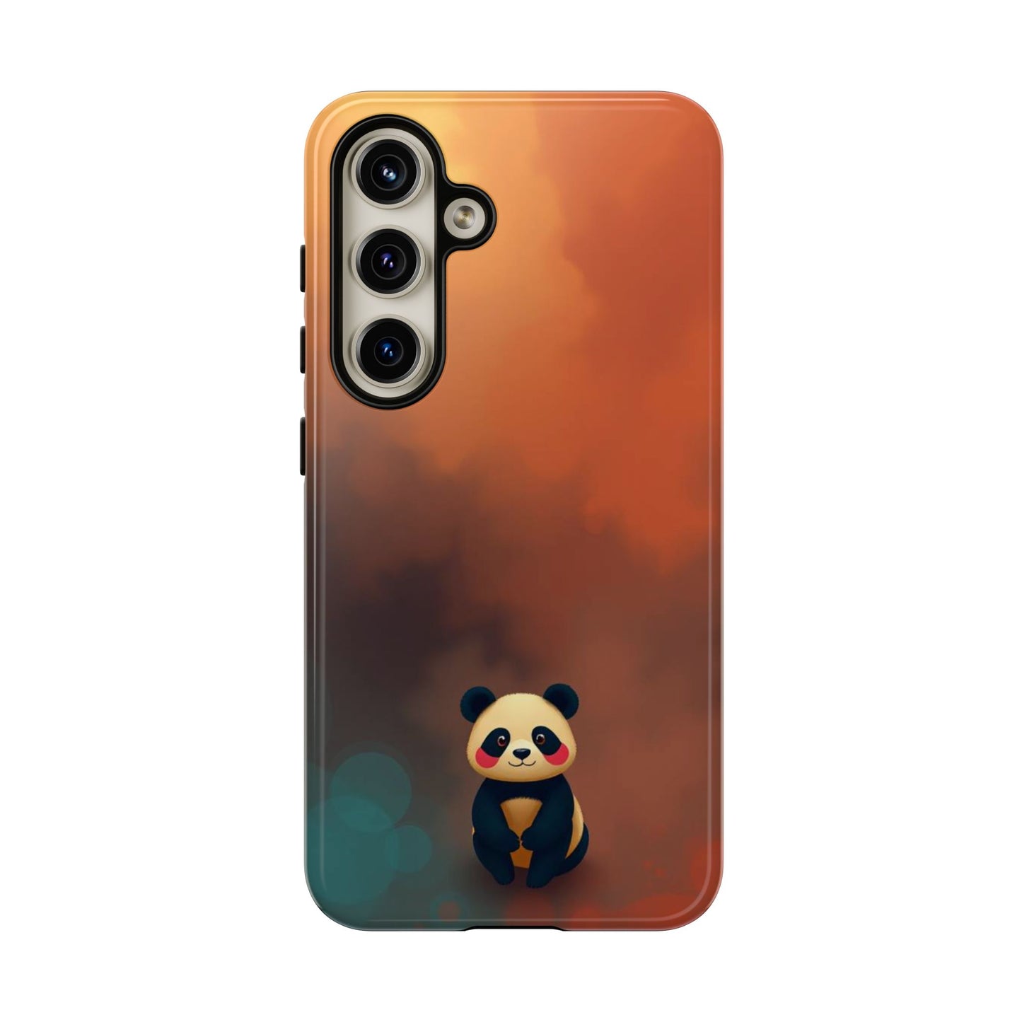 Samsung Galaxy S24 / Glossy Phone Case - Cute Colourful Panda Design Phone Case