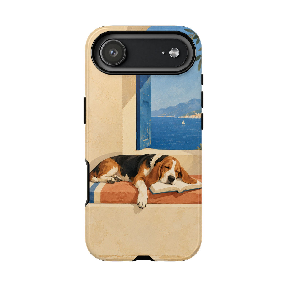 Basset Hound Unfinished Chapter Phone Case - Multicolor Phone Case - iPhone 17 Air / Glossy