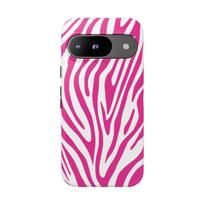Graphic Hot Pink Tiger Print Phone Case