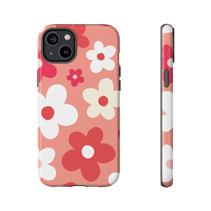 Cute Pink Daisy Pattern #1 Phone Case - Pink Phone Case - iPhone 14 Plus / Glossy