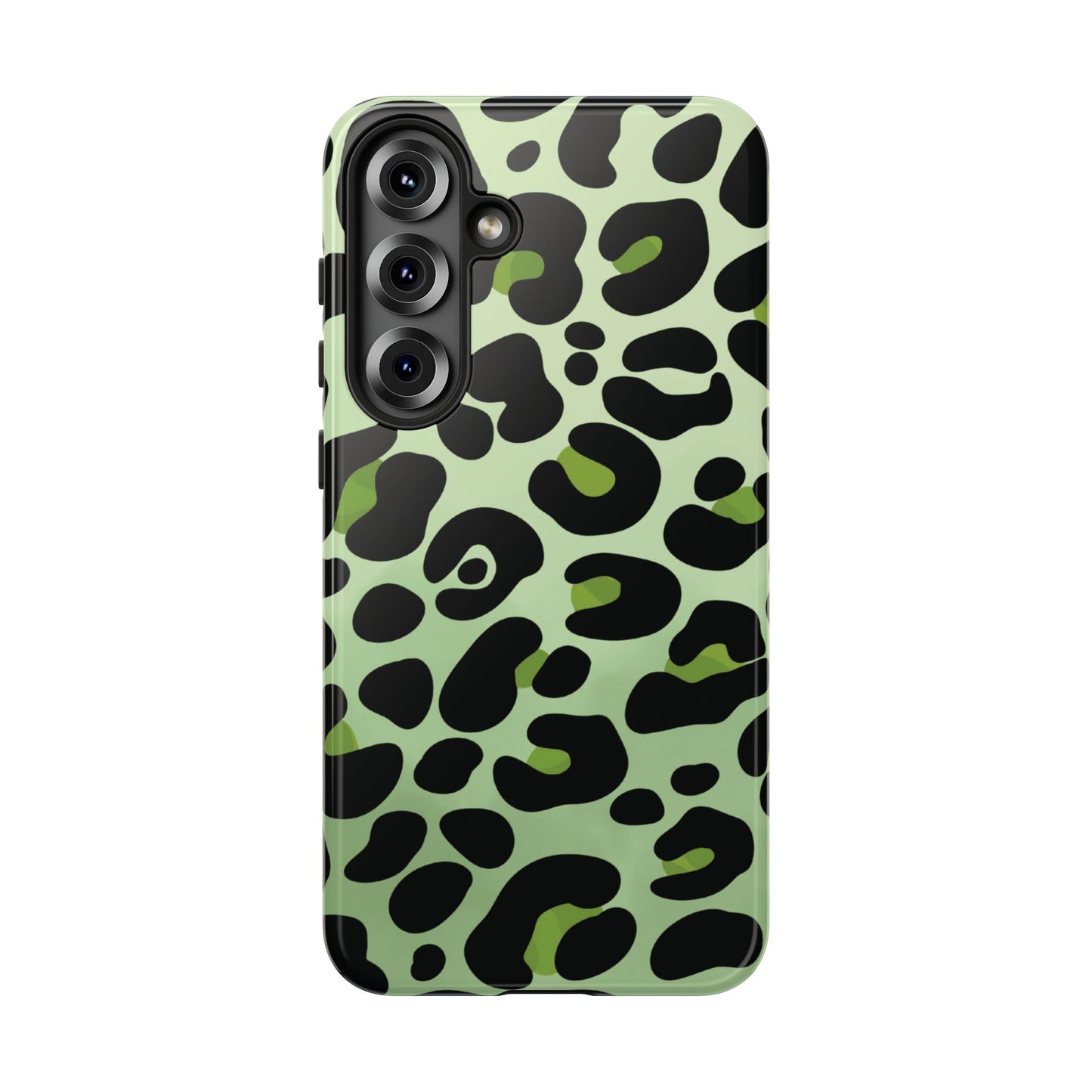 Chic Sage Leopard Print Phone Case