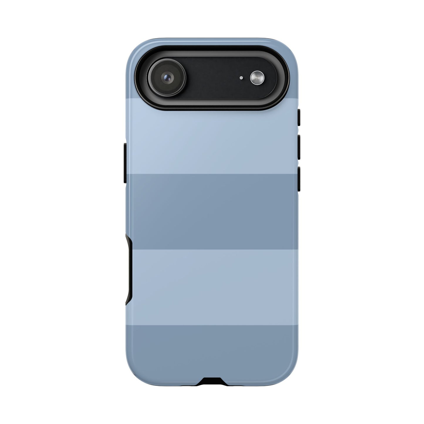 Light Blue Horizontal Stripe Pattern Phone Case - Blue Phone Case - iPhone 17 Air / Glossy