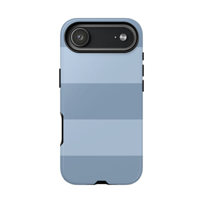 Light Blue Horizontal Stripe Pattern Phone Case - Blue Phone Case - iPhone 17 Air / Glossy