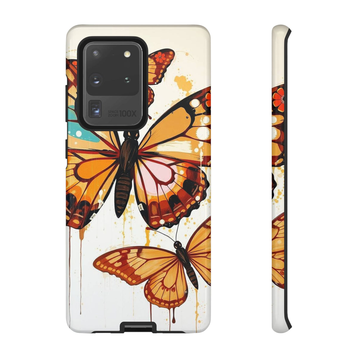 Abstract Butterflies Design Phone Case - Multicolor Phone Case - Samsung Galaxy S20 Ultra / Glossy