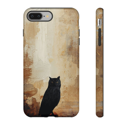 iPhone 8 Plus / Glossy Phone Case - Beautiful Abstract Owl Design Phone Case