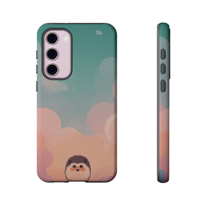Cute Hedgehog & Cloud Design Phone Case - Multicolor Phone Case - Samsung Galaxy S23 Plus / Glossy