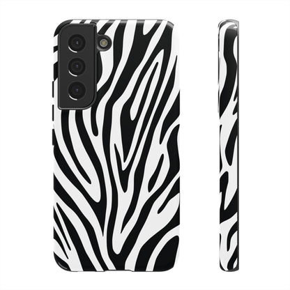 Classic Monochrome Tiger Print Phone Case