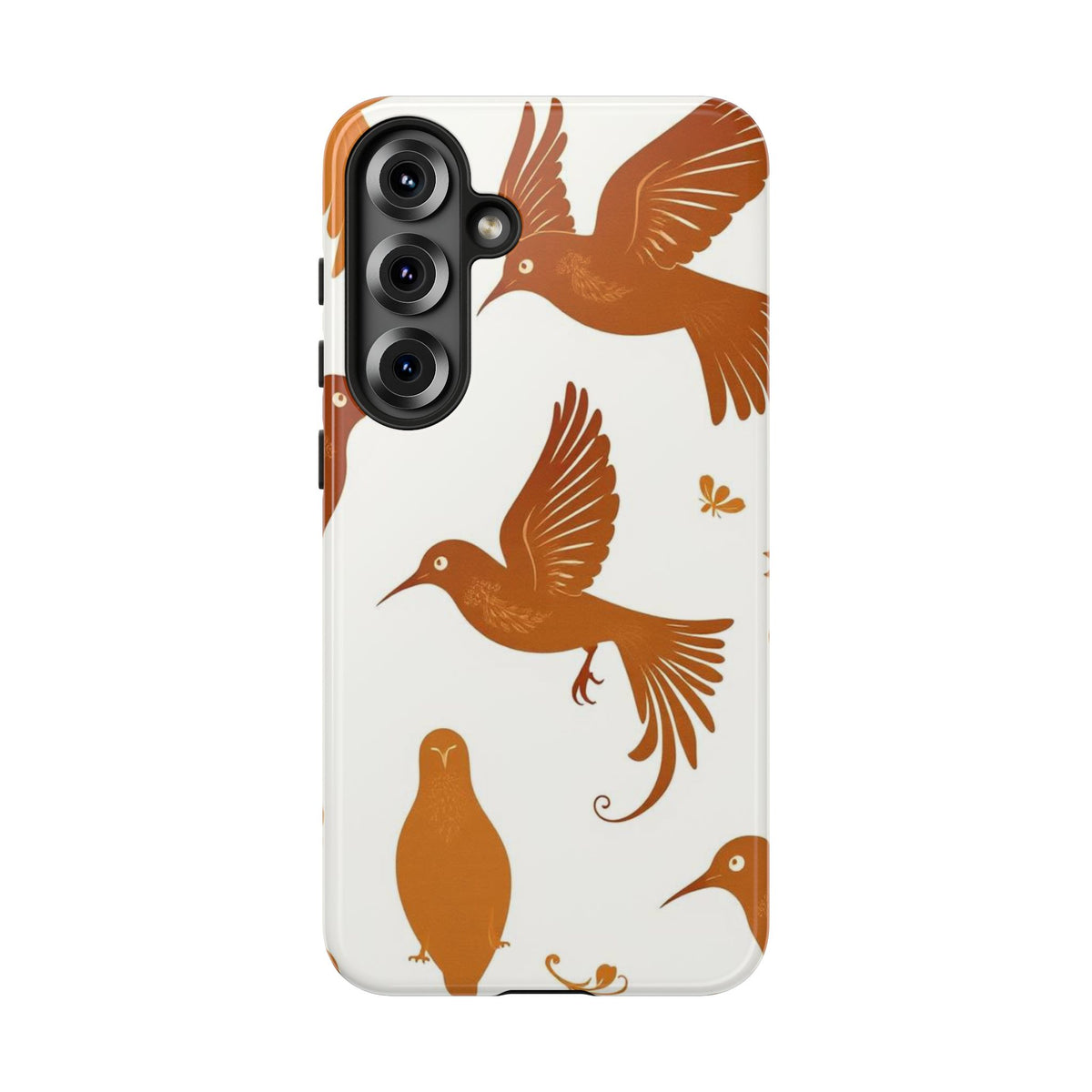 Abstract Bird Pattern Phone Case - Multicolor Phone Case - Samsung Galaxy S25 Plus / Glossy