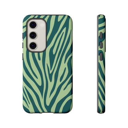 Boutique Sage Tiger Print Phone Case
