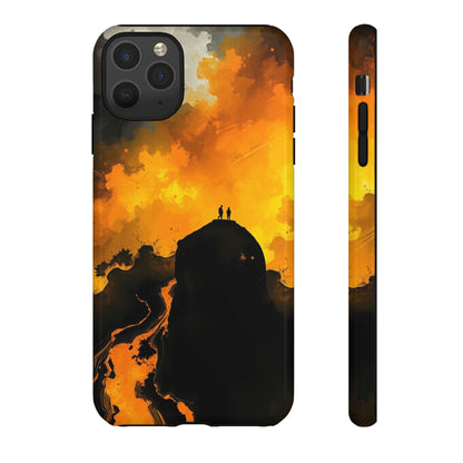 iPhone 11 Pro Max / Glossy Phone Case - Gothic Watercolour Scene Phone Case
