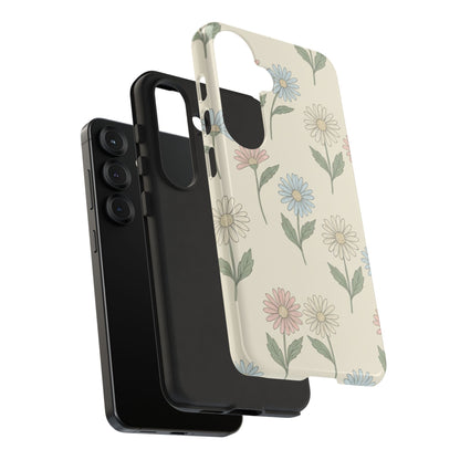 Pretty Pastel Daisy Pattern Phone Case