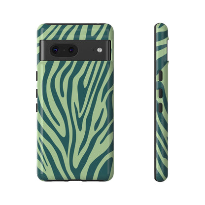 Boutique Sage Tiger Print Phone Case