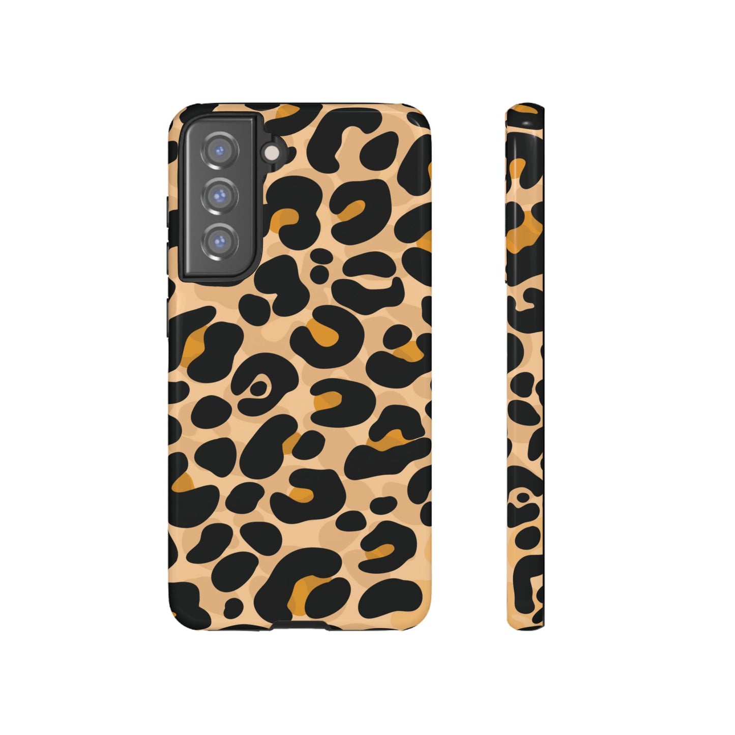 Stylish Mocha Leopard Print Phone Case