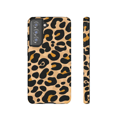 Stylish Mocha Leopard Print Phone Case