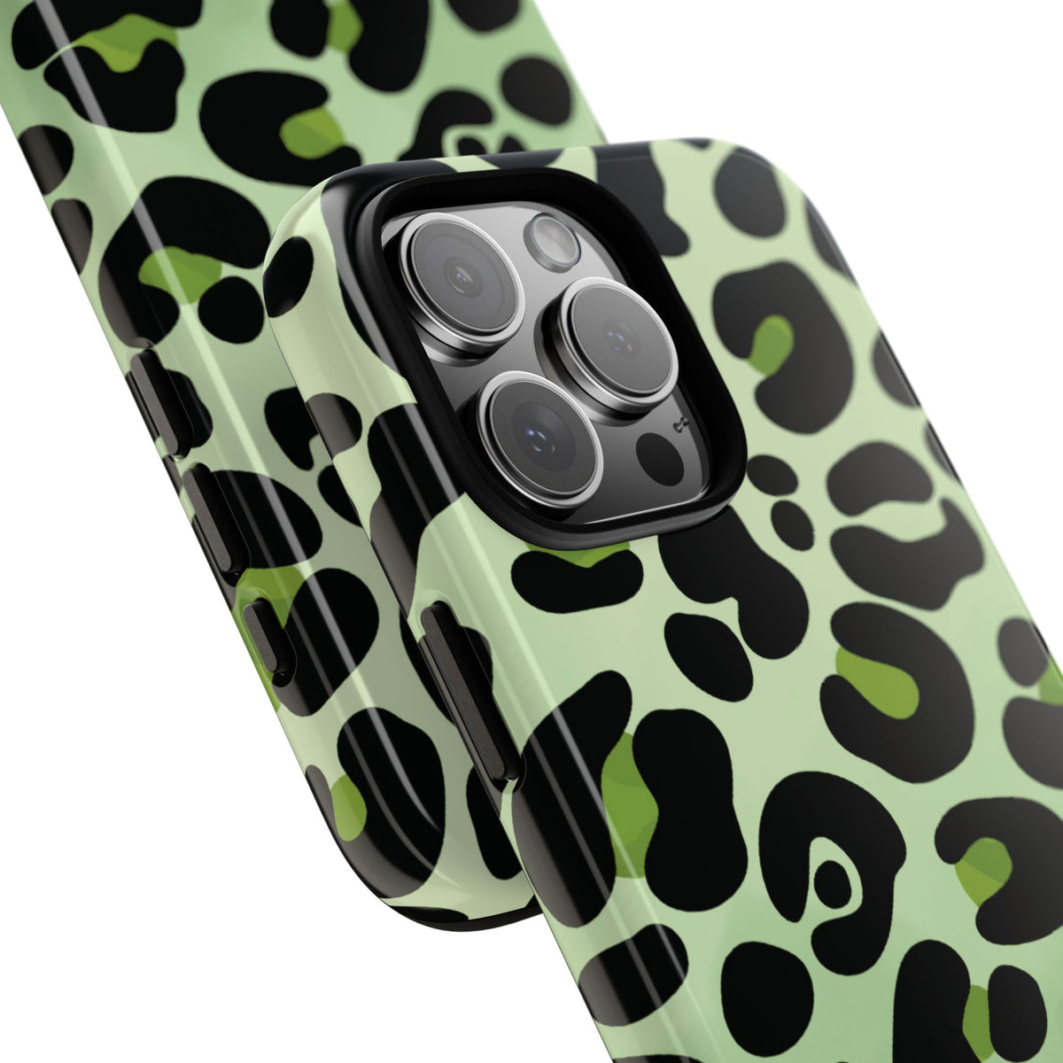 Chic Sage Leopard Print Phone Case - Orange Phone Case