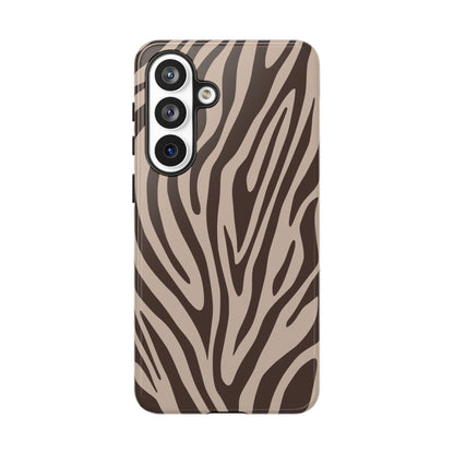 Boutique Mocha Tiger Print Phone Case