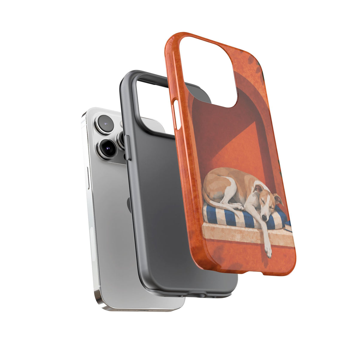 Whippet Siesta Nook Phone Case - Multicolor Phone Case