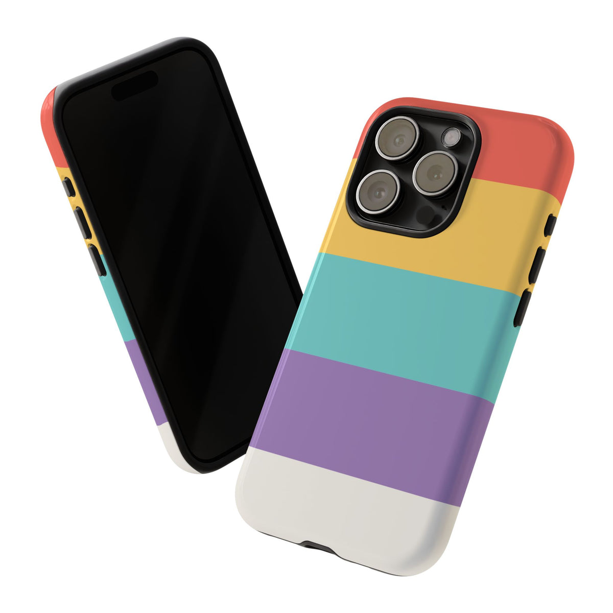 Pastel Rainbow Stripe Pattern Phone Case - Phone Case