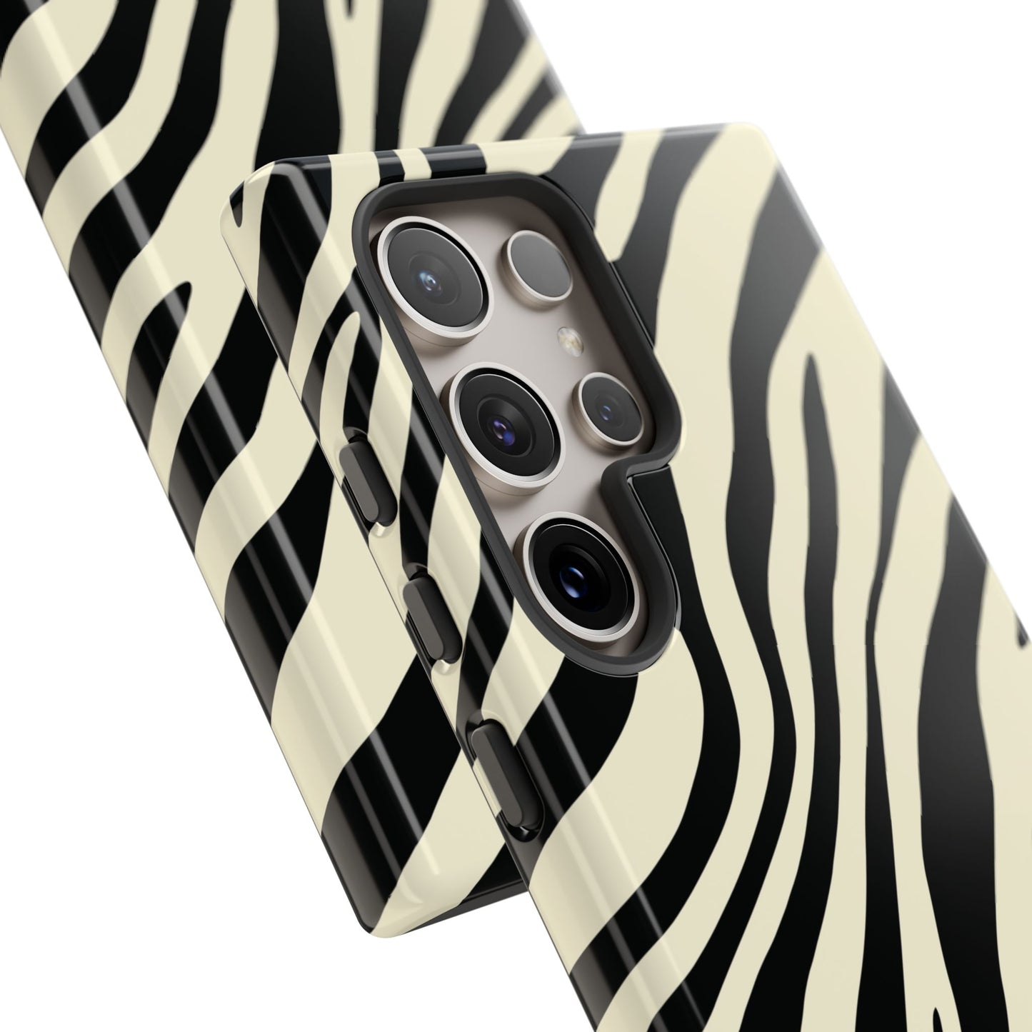 Modern Neutral Zebra Print Phone Case