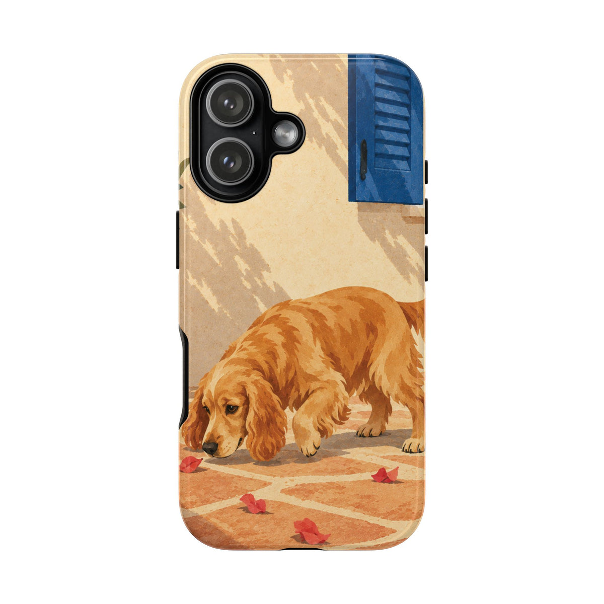 Cocker Spaniel Scent Trail Phone Case - Multicolor Phone Case - iPhone 17 / Glossy