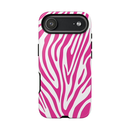 Graphic Hot Pink Tiger Print Phone Case