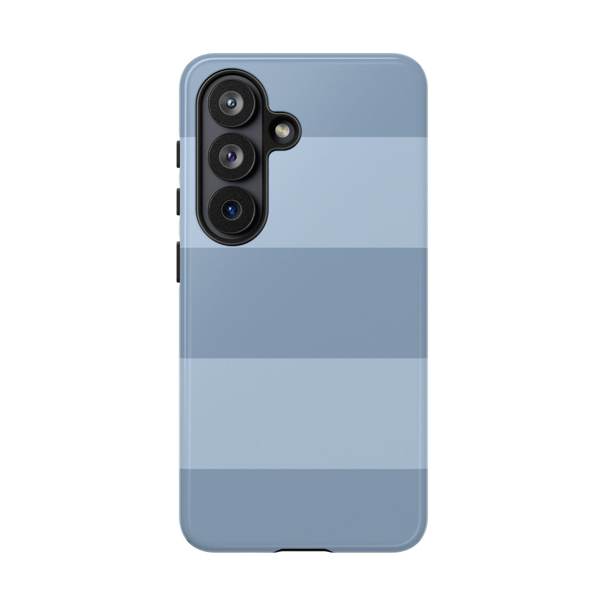 Light Blue Horizontal Stripe Pattern Phone Case - Blue Phone Case - Samsung Galaxy S26 / Glossy