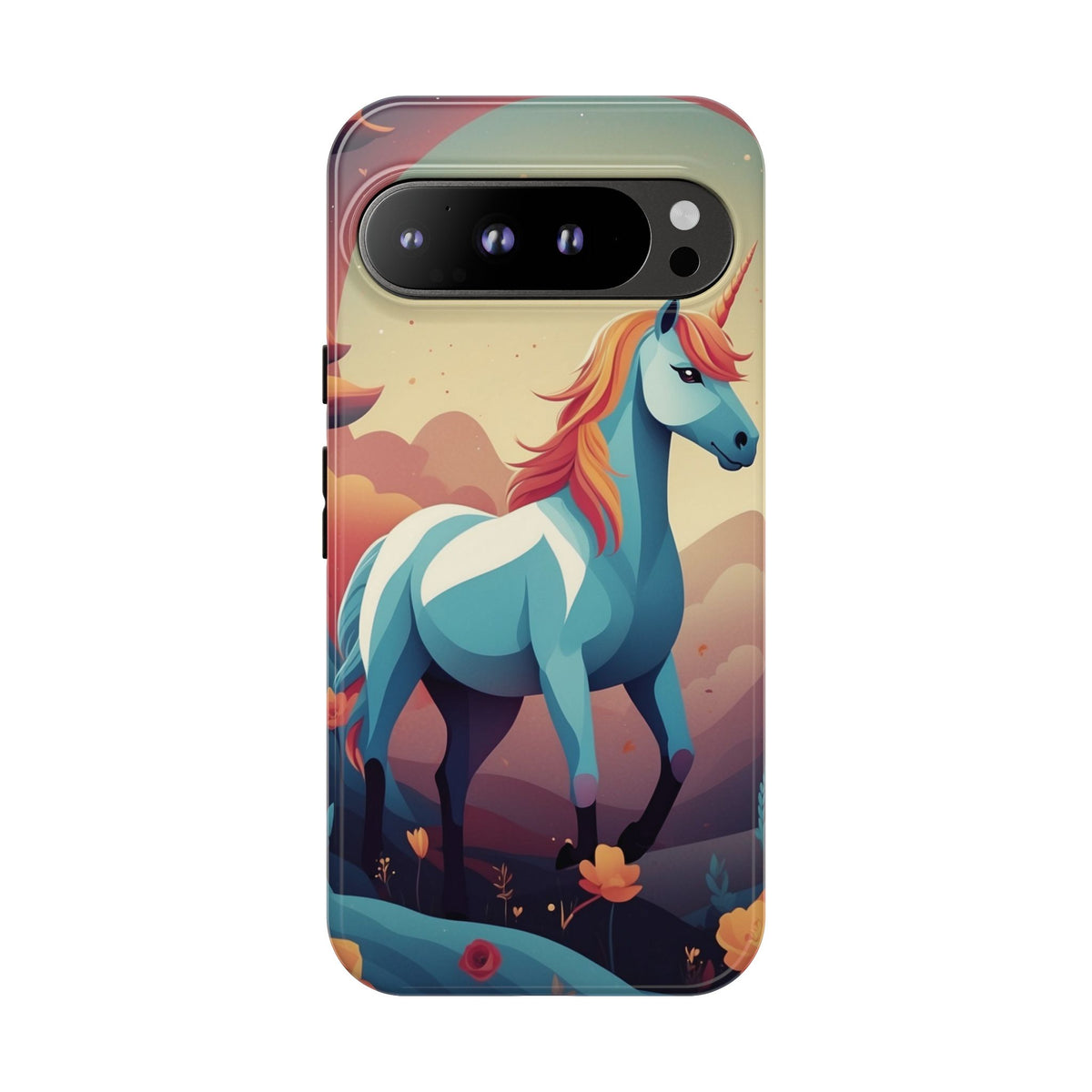 Stylised Unicorn Design Phone Case - Multicolor Phone Case - Google Pixel 9 Pro XL / Glossy
