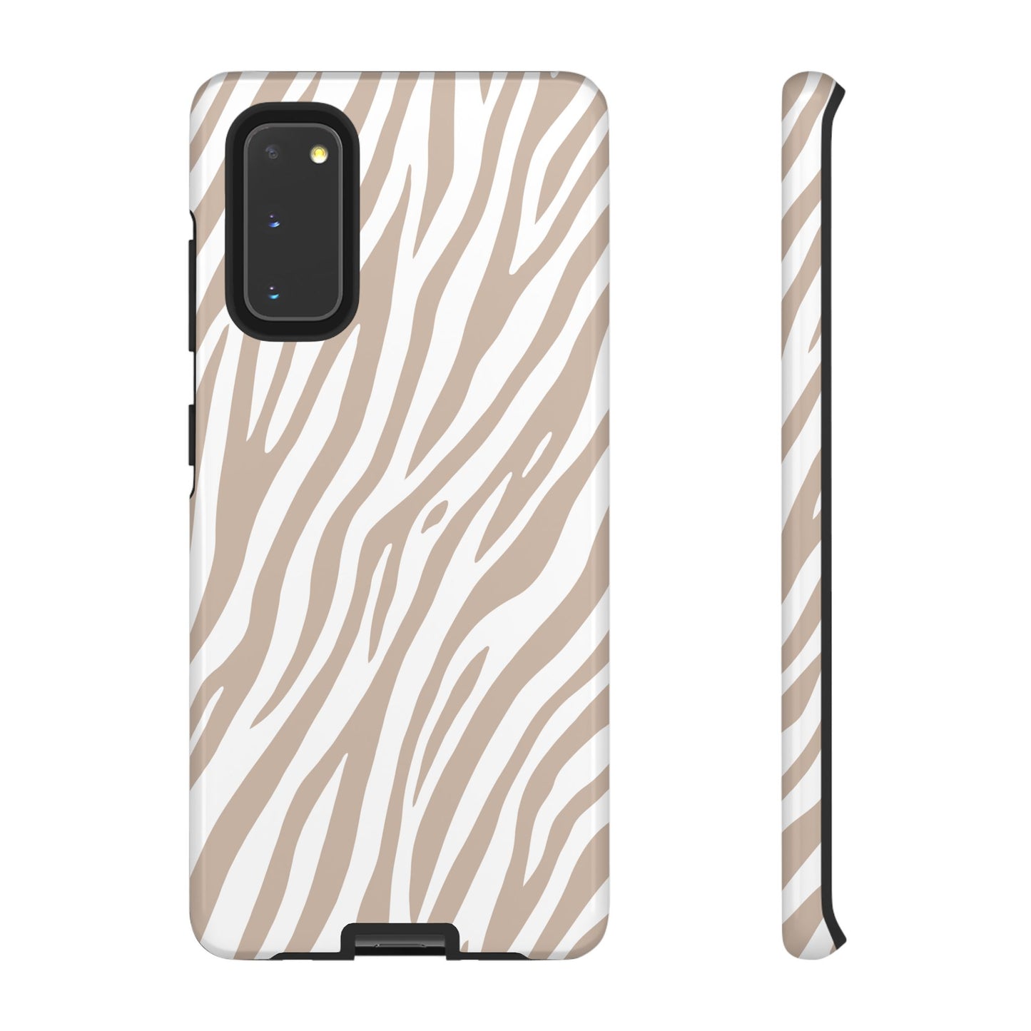 Oatmeal Tiger Print Phone Case