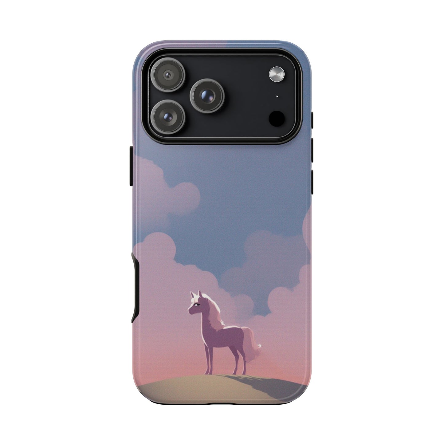 iPhone 17 Pro Max / Glossy Phone Case - Pony & Cloud Design Phone Case