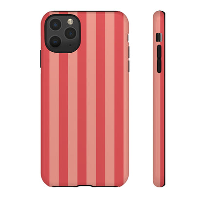 Light Pink Stripe Pattern Phone Case - Pink Phone Case - iPhone 11 Pro Max / Glossy
